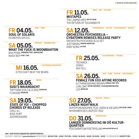Solaris Mai 2012 Back 450x450 Female Fun XXX Affine Records